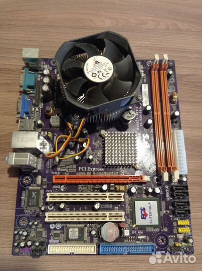 Материнская плата 775,AM2,478 с процессором