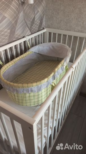 Продам люльку на кровать и бортики на кровать(6шт)