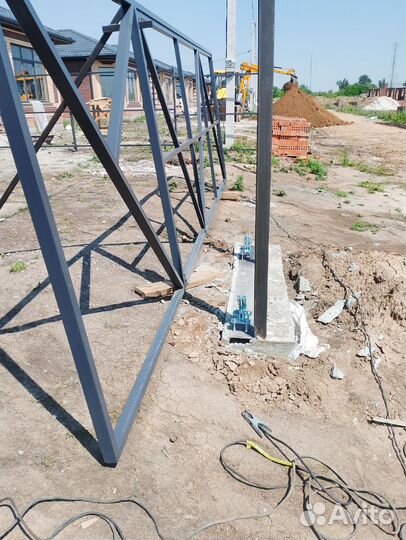 Металлоконструкции откатные ворота навесы заборы