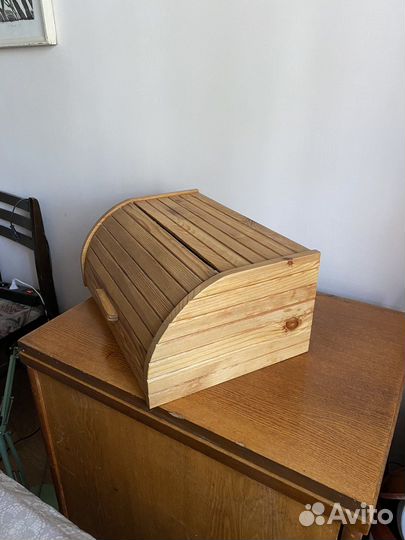 Хлебница деревянная