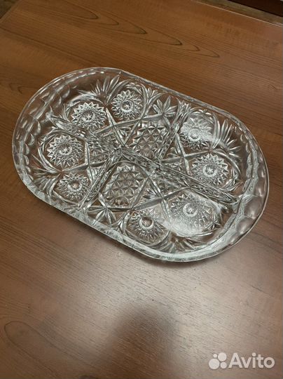 Хрустальная менажница