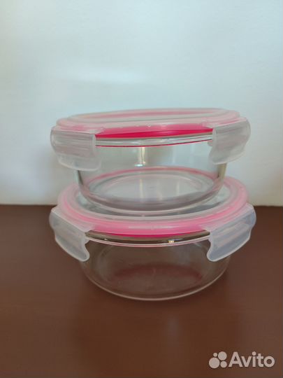 Набор стеклянных контейнеров для микроволновки