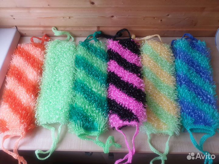 Мочалка ручной работы