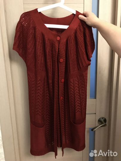 Вязаная накидка