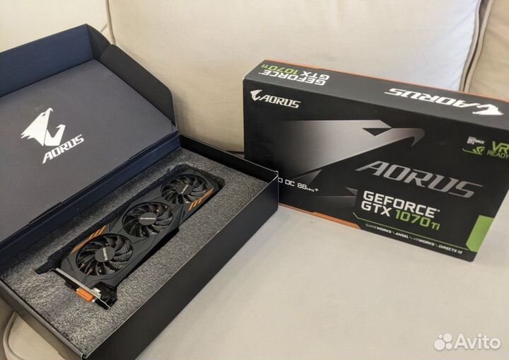 Видеокарта aorus gtx 1070ti 8gb