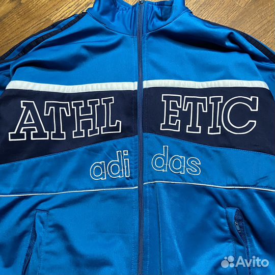 Adidas big logo vintage олимпийка