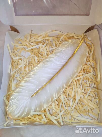 Перо/блюдо для украшений, закусок