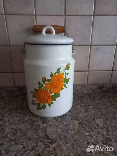 Бидон эмалированный СССР