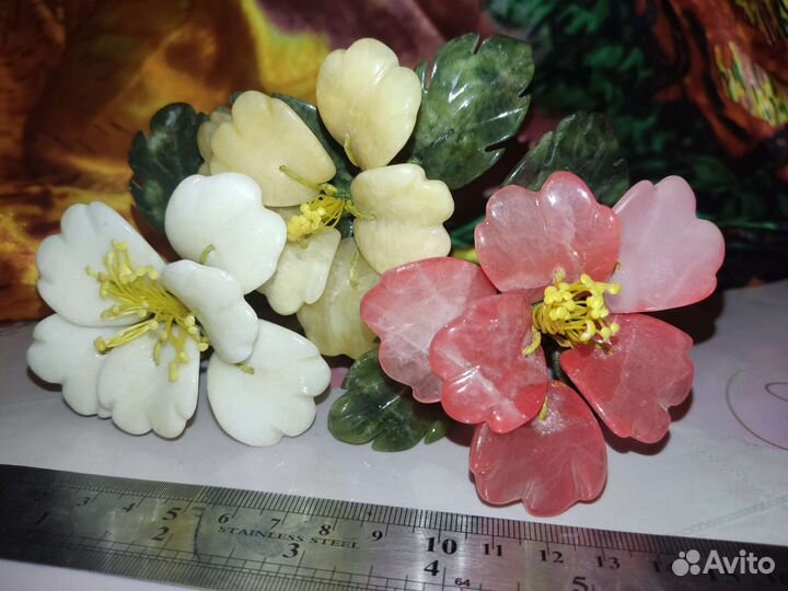 Цветы из Уральского камня