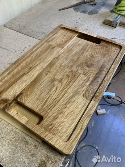 Поднос из дуба