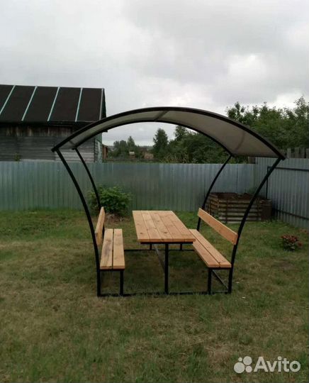 Беседки, мангальные зоны, зоны отдыха