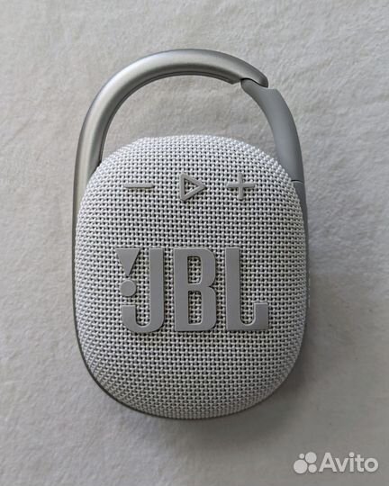 Портативная колонка JBL Clip 4 белая (Новая)