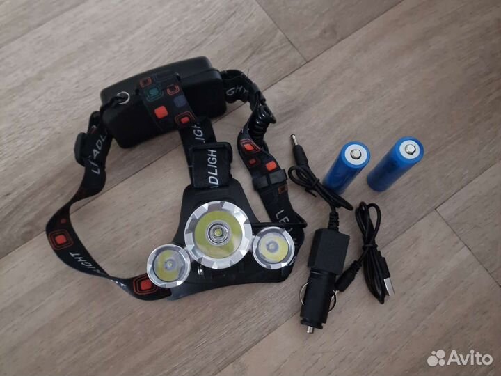 Налобный фонарь аккумуляторный