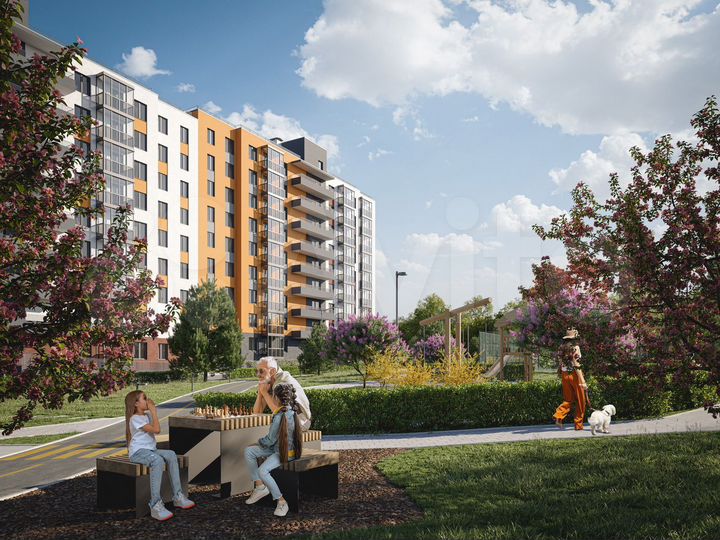 1-к. квартира, 35,1 м², 1/9 эт.