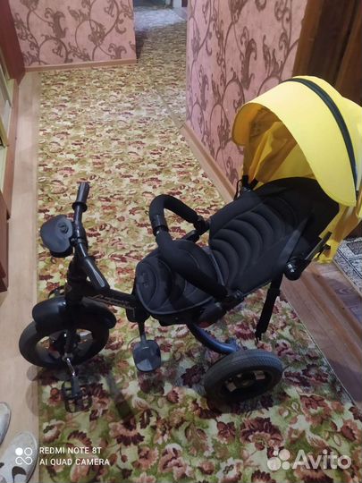 Велосипед коляска с ручкой