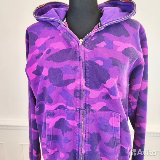 Худи abathing ape M с двойным капюшоном