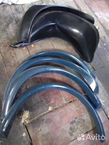 Расширители арок на ниву. два локера задние