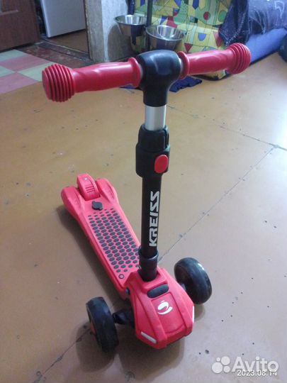 Самокат детский трехколесный kreiss
