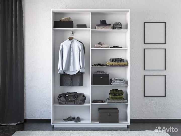 Шкаф купе белый