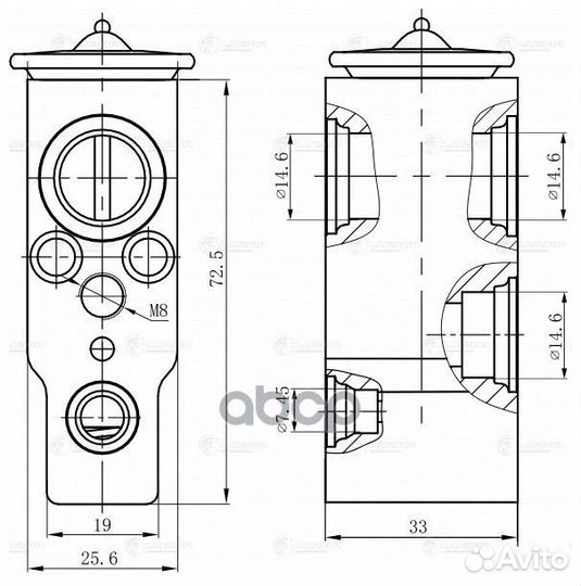 Клапан расш. кондиционера (трв) для а/м Hyundai