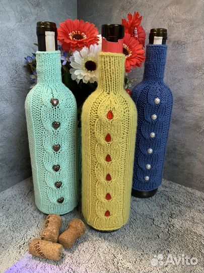 Чехол на вино. для повода и без