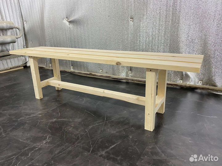 Скамейка, лавочка садовая для бани