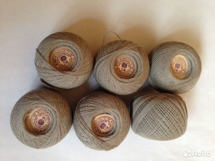 Нитки для вязания штопка Сирень