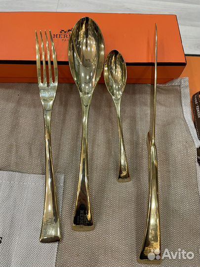 Hermes набор столовые приборы