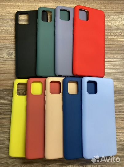 Чехол силиконовый Samsung - Note10lite