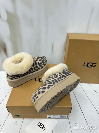 Ugg Женские Леопардовые на платформе