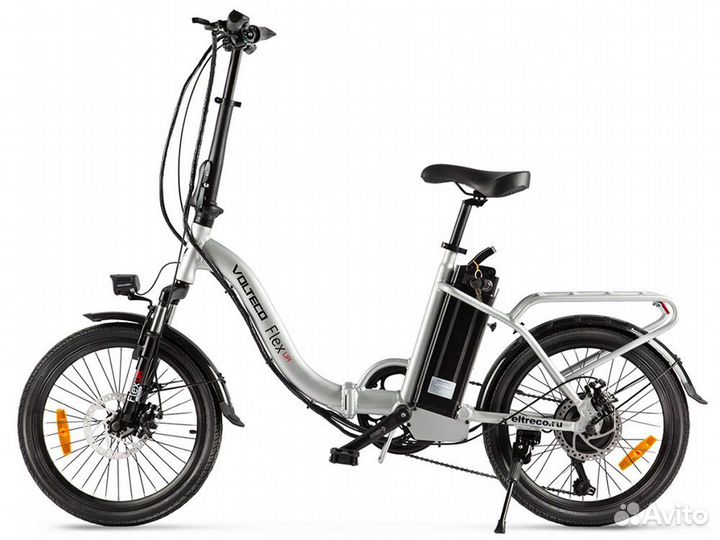 Электровелосипед Volteco Flex UP (серебристый)
