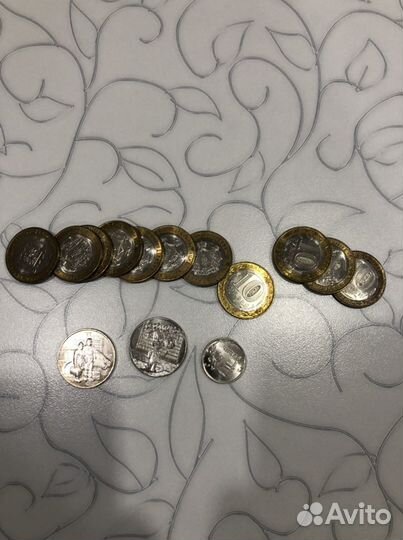 Юбилейные манеты 10 руб,25 руб,1руб