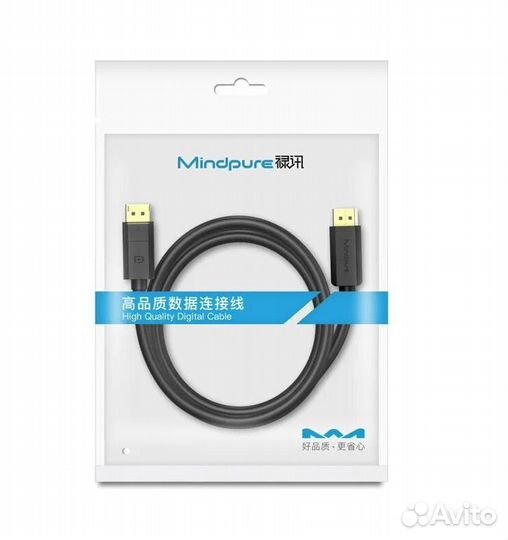 Кабель DisplayPort (M) Male - hdmi (M) Male 2м