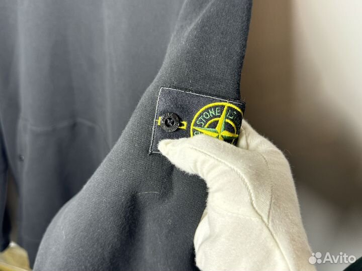 Hoodie Stone Island черная оригинал