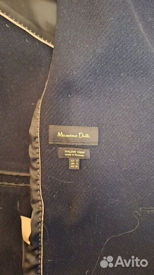 Полупальто двубортное Massimo dutti