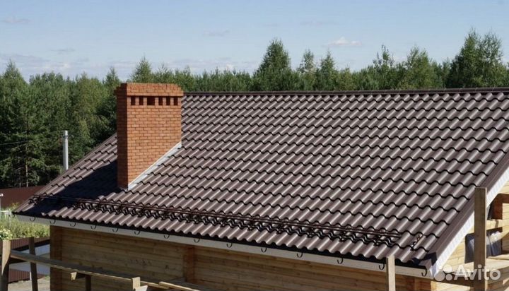 Металлочерепица кровля профнастил