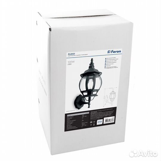 Светильник настенный уличный PL8101 E27 11244