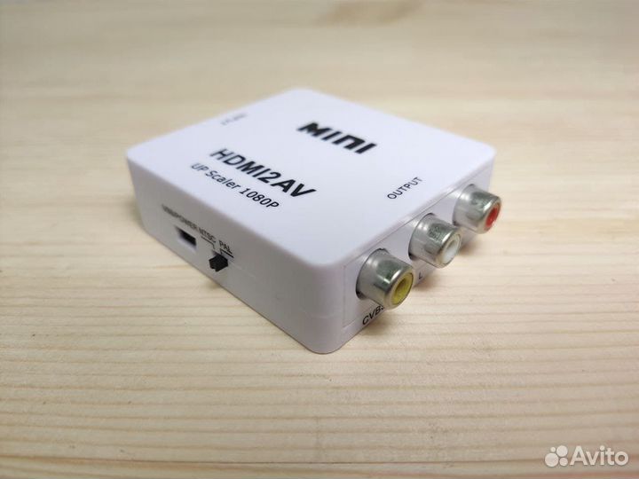 Видео переходник Hdmi - RCA / тюльпаны