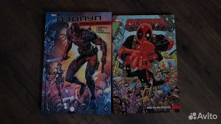 Комиксы Marvel. Дэдпул, Веном, Карнаж, Хоукай