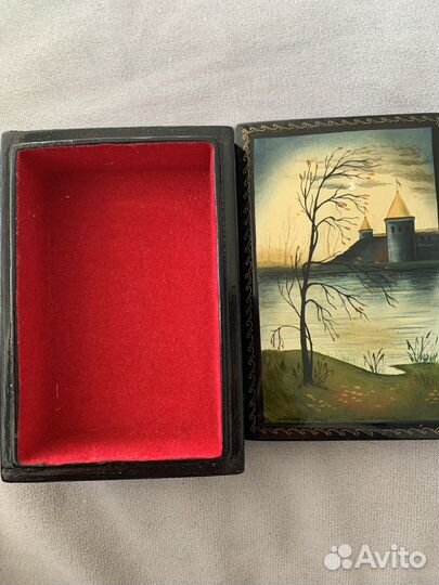 Деревянная шкатулка, Роспись по дереву