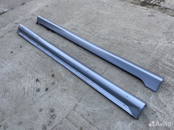 Накладки порогов Mitsubishi lancer 9