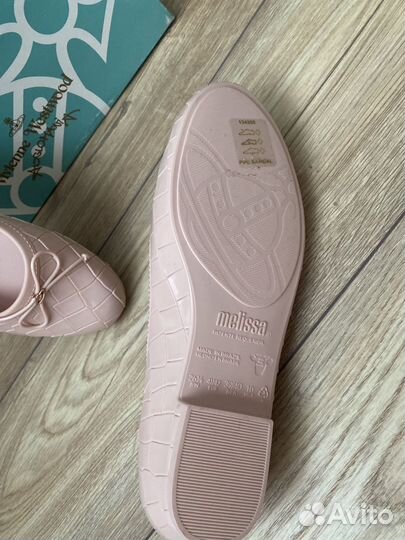 Балетки резин.новые.41 р,vivienn westwood