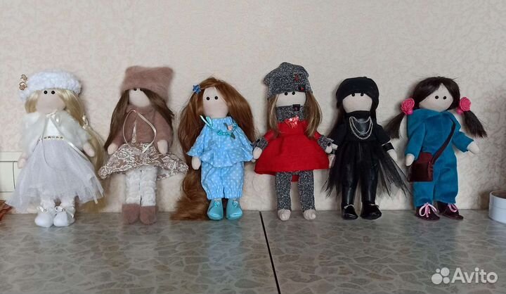 Текстильная кукла, ручная работа