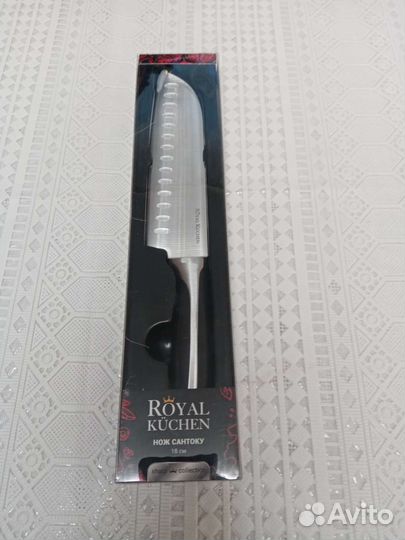 Поварской нож сантоку 18,нож универс. Royal Kuchen