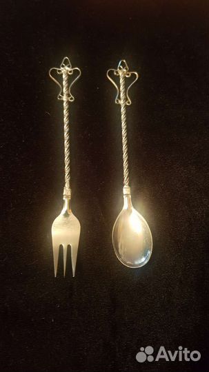 Наборы десертных вилок и ложек СССР
