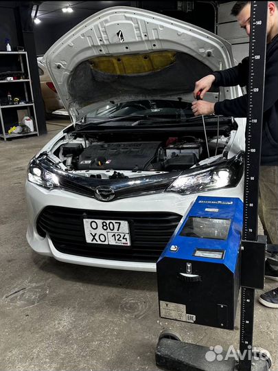 Установка BI LED линз 18000 под ключ