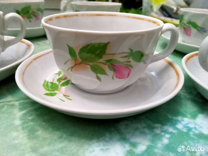 Чайная пара фарфор
