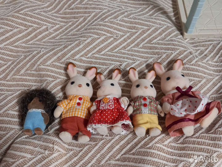 Sylvanian Families семья кроликов