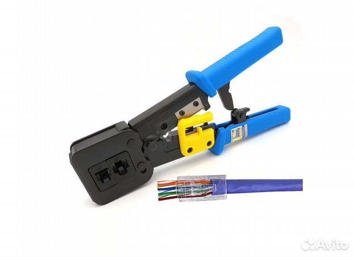 Обжимной инструмент для коннекторов EZ, 4P, 6P, 8P