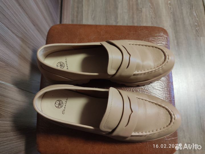 Туфли лоферы женские 39 эконика